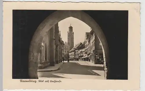 (76776) Foto AK Ravensburg, Blick auf Kirchstraße, 1941