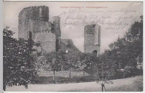 (7308) AK Dilsberg, Bergfeste 1911
