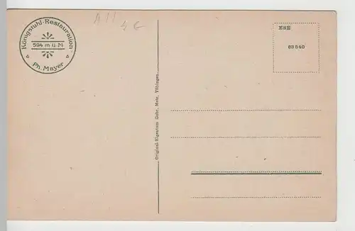 (72707) AK Königstuhl (Odenwald), Mehrbildkarte vor 1945