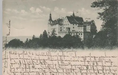 (72686) AK Schloss Heiligenberg, 1898