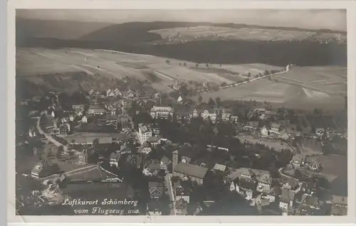 (72674) Foto AK Schömberg im Nordschwarzwald, Luftbild 1930