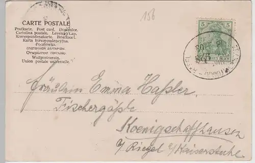 (72668) AK Schloss Ortenberg bei Offenburg, 1903