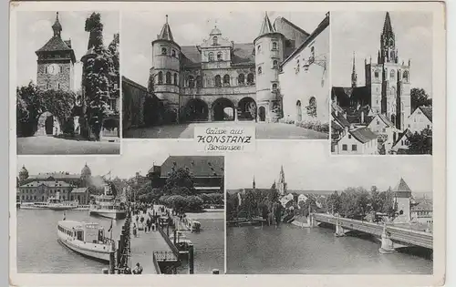(72164) AK Konstanz, Bodensee, Mehrbild, Schnetztor, Münster