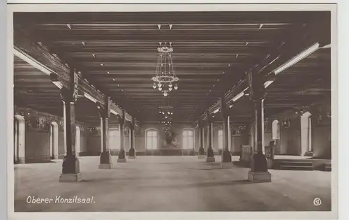 (72159) Foto AK Konstanz, Bodensee, oberer Konzilsaal, vor 1945