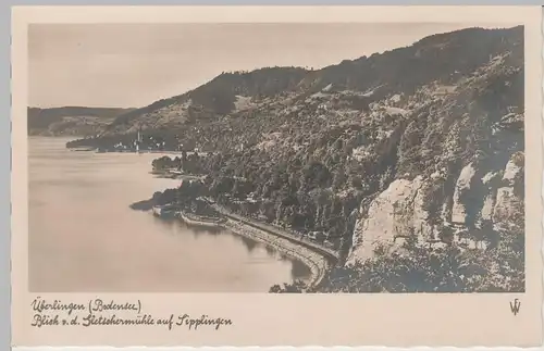 (72157) Foto AK Sipplingen, Bodensee, Blick von d. Gletschermühle, v. 1945