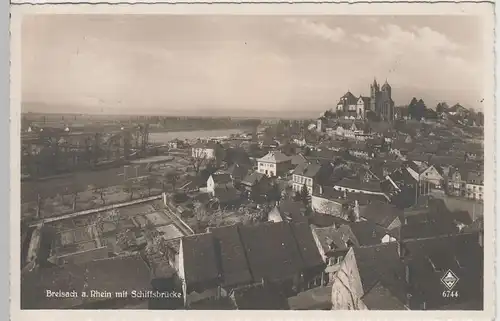 (71402) Foto AK Breisach am Rhein, Gesamtansicht 1941