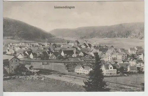 (71156) AK Immendingen, Gesamtansicht, vor 1945