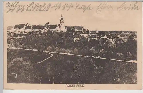 (71155) AK Rosenfeld, Gesamtansicht, 1926