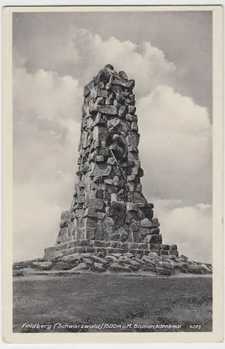 (7091) AK Feldberg, Schwarzw., Bismarckdenkmal, vor 1945