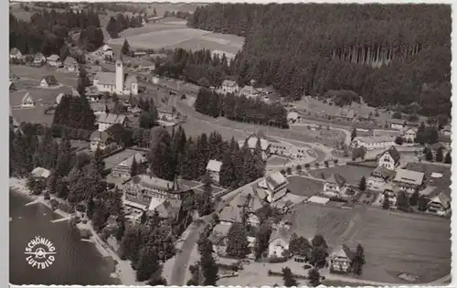 (7030) Foto AK Titisee, Schwarzw., Luftbild, nach 1945