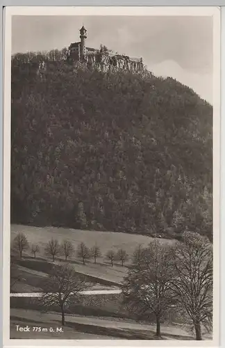 (69993) Foto AK Owen, Burg Teck, vor 1945