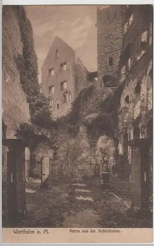 (69971) AK Wertheim, Partie in der Burg, vor 1945