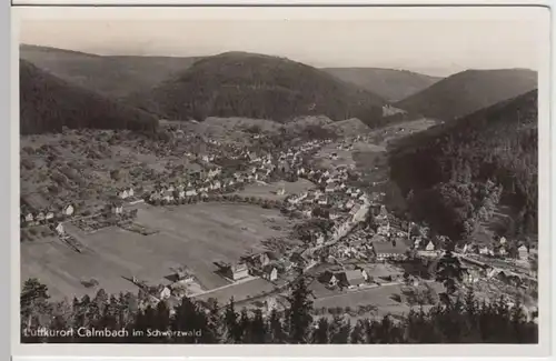 (6935) Foto AK Calmbach, Bad Wildbad, Schwarzwald 1940