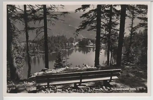 (68345) Foto AK Mummelsee im Schwarzwald, 1937