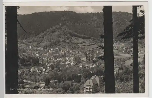 (68145) Foto AK Bad Liebenzell, Gesamtansicht vor 1945