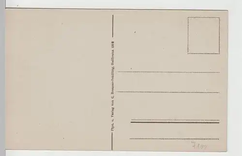 (67889) AK Heilbronn, Rathaus m. Robert Mayer-Denkmal, vor 1945