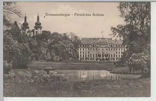 (67867) AK Donaueschingen, Fürstliches Schloss, vor 1918