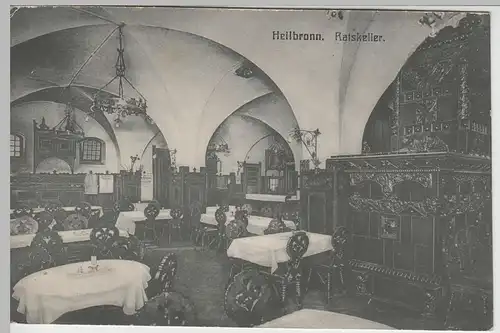 (65945) AK Heilbronn, Ratskeller, 1908