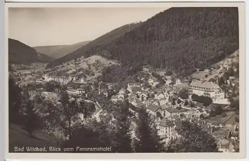 (6498) Foto AK Bad Wildbad, Panorama 1930