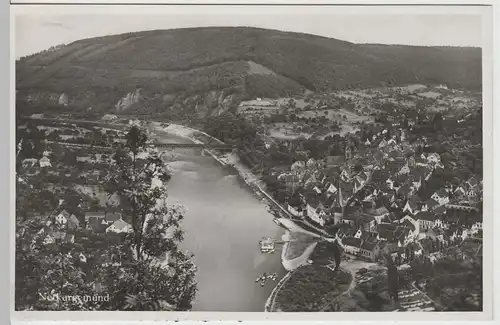 (63597) Foto AK Neckargemünd, Panorama 1936
