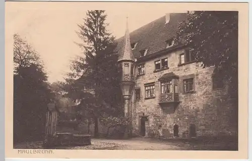 (60127) AK Kloster Maulbronn, Herrenhaus und Ephorat, vor 1945