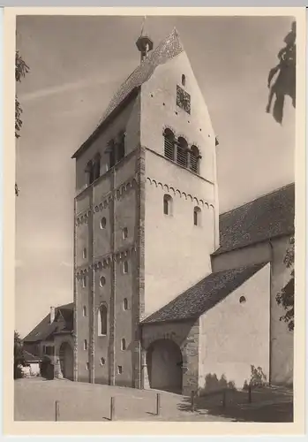 (57708) Foto AK Insel Reichenau, Bodensee, Mittelzell, Münster nach 1945