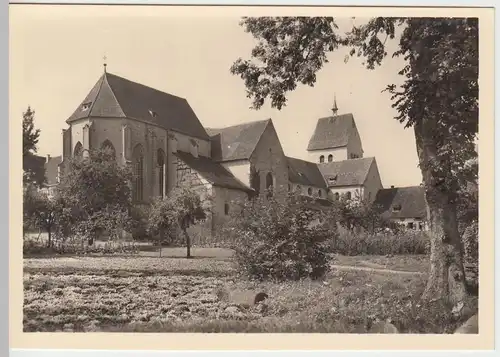 (57706) Foto AK Insel Reichenau, Bodensee, Mittelzell, Münster nach 1945