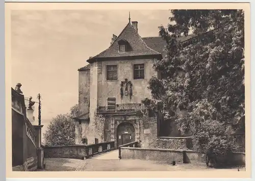 (57698) Foto AK Meersburg, Bodensee, Altes Schloss, Eingang nach 1945