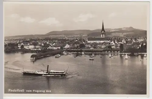 (56610) Foto AK Radolfzell, Panorama vom Flugzeug aus, vor 1945