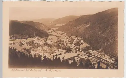 (56598) Foto AK St. Blasien, Gesamtansicht, 1931