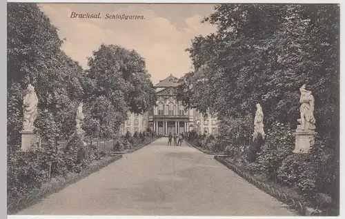 (56408) AK Bruchsal, Schlossgarten, 1910er