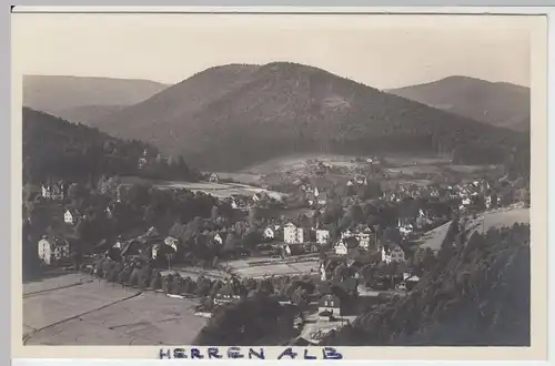 (54948) Foto AK Herrenalb, Gesamtansicht vom Falkenstein, vor 1945