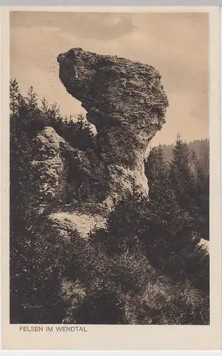 (54553) AK Felsen im Wendtal, vor 1945