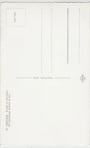 (54359) Foto AK Kentheim, St. Candidus - Kirche, nach 1945
