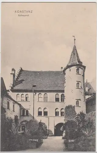 (53793) AK Konstanz, Rathaushof, 1907