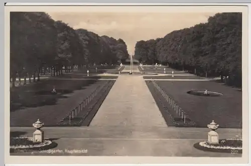 (51713) Foto AK Schwetzingen, Schlossgarten, Hauptansicht, 1933