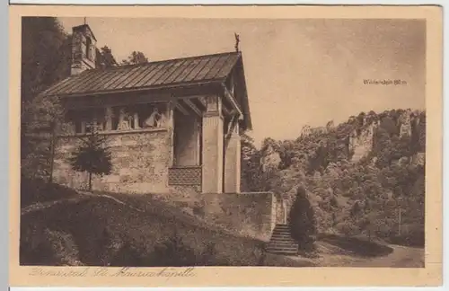 (5171) AK Beuron, St.-Maurus-Kapelle, Wildenstein, vor 1945