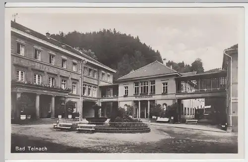 (50845) Foto AK Bad Teinach, Bad-Hotel m. Mineralbader, vor 1945