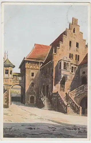 (50759) Künstler AK Marschall: Heilbronn, Deutschordenhaus, 1915