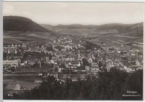 (5074) Foto AK Ebingen, Albstadt, Panorama 1920er
