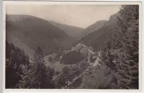 (50124) Foto AK Höllental, Ravennabrücke u. Gasthaus "Zum Sternchen" 1936