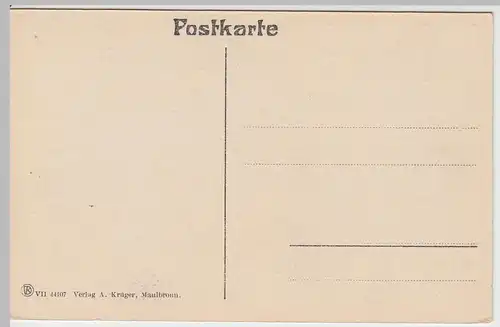 (49940) AK Kloster Maulbronn, Ephoratsgebäude um 1910