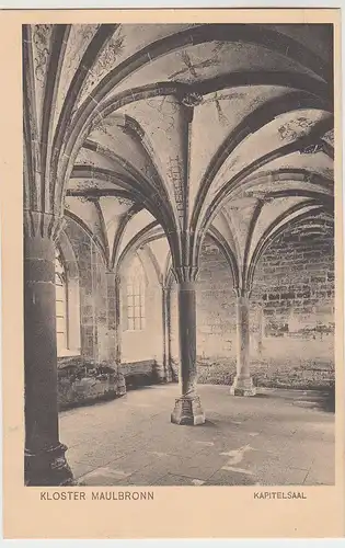 (49927) AK Kloster Maulbronn, Kapitelsaal, 1910er