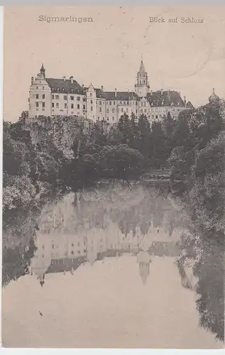 (47478) AK Sigmaringen, Schloss, Donau 1909/ 1919