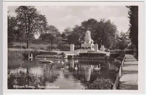 (46424) Foto AK Ehingen a.d. Donau, Kriegerdenkmal