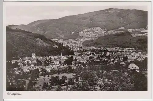 (4513) Foto AK Schopfheim, Panorama 1953