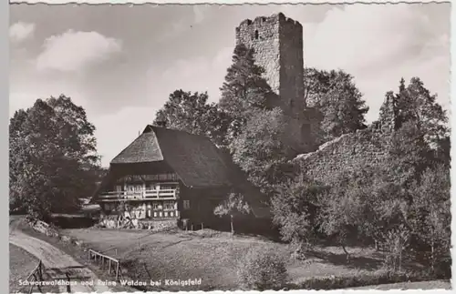 (4506) Foto AK Buchenberg, Königsfeld, Burg Waldau, Hof Beck 1953