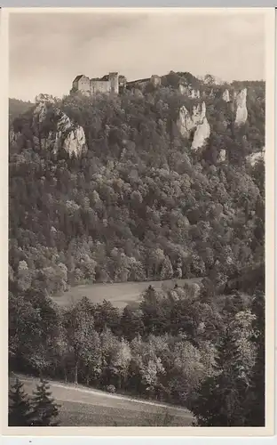 (44312) Foto AK Burg Wildenstein (Leibertingen), oberes Donautal