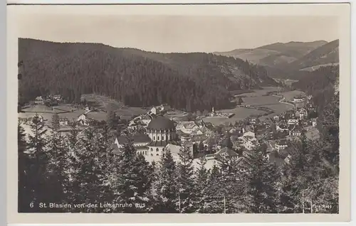 (44285) Foto AK St. Blasien, Totale v.d. Lursenruhe aus, vor 1945