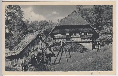 (44280) AK Mühle im Schwarzwald, 1940er